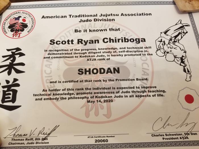 1st Dan · July 15, 2020 · Promoted by James Steven Bregman