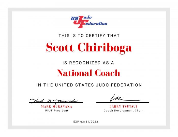 USJF National Coach Certification