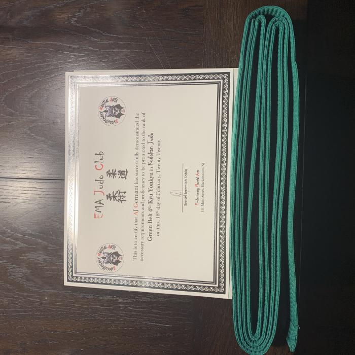 4th Kyu · February 18, 2020 · Promoted by Jeremiah Tobin