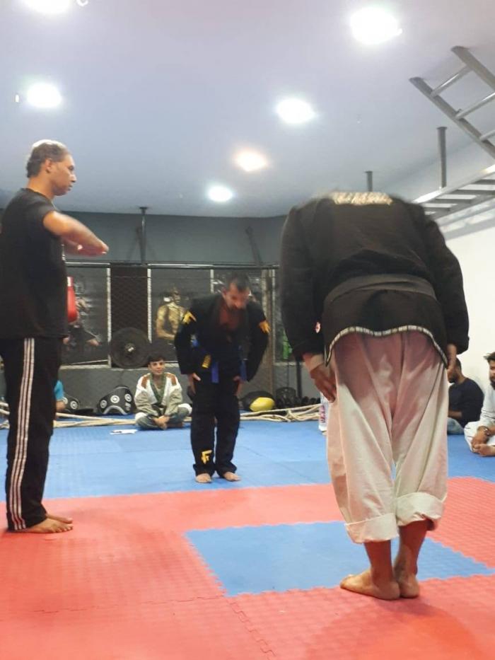 At the 2kyu  Belt Test