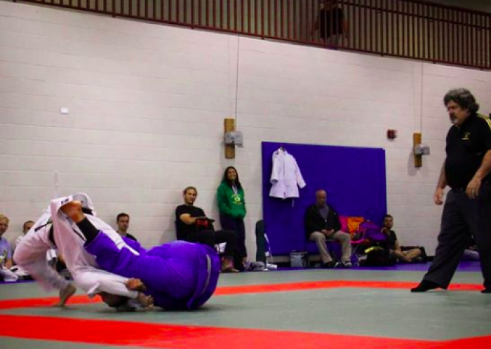 escaping a tomoe nage from one of the best opponents I faced (lost to him in 73kg division, won against him later in open weight, had 10 minute overtime match)