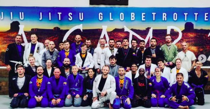 Teaching one of my two Judo classes at the first Arizona Globetrotters Camp!