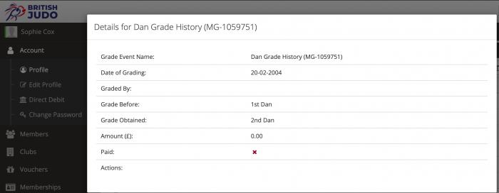2nd Dan · February 20, 2004 · Promoted by British Judo Association