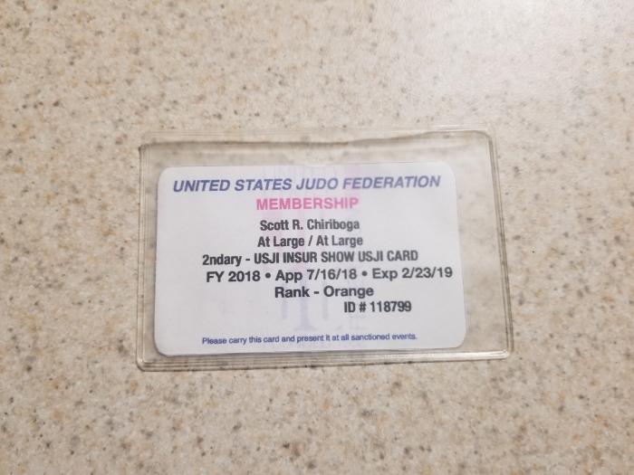 6th Kyu · September 5, 2018 · Promoted by John R. Paccione