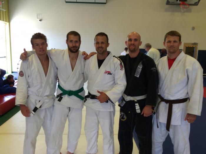 With Olympian Ryan Reser in 2016.