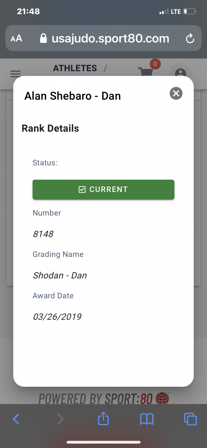 1st Dan · March 26, 2019 · Promoted by Sina Hadad