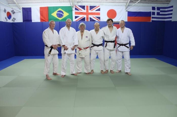 First session after opening Leigh Judo Club with the late Frank Jones BJA 6th Dan