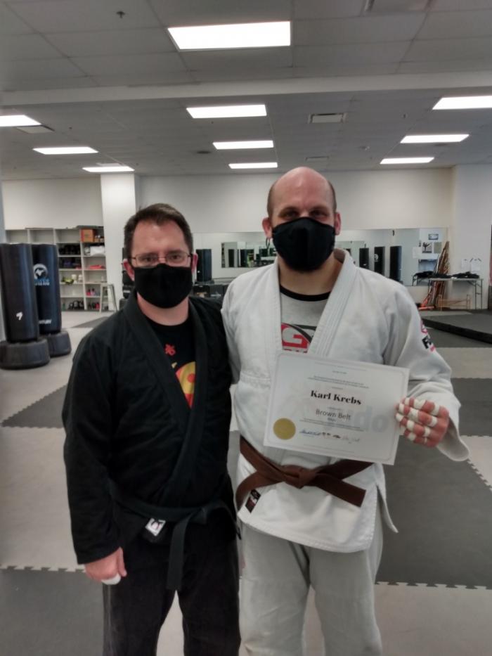 1st Kyu · December 29, 2020 · Promoted by Alex Wall