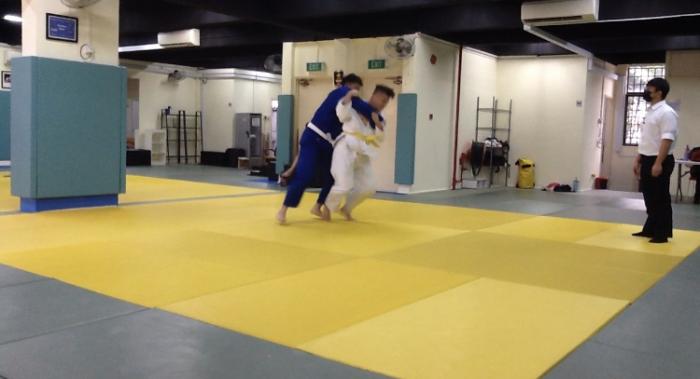 Attempting Ippon Seoi Nage