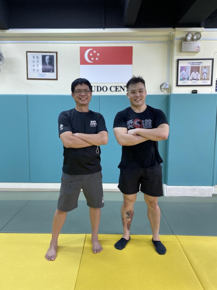 The Man who teaches with an emphasis of respect and discipline. Tang Sensei The South East Asian Games gold medallist of Singapore. I am grateful to him.