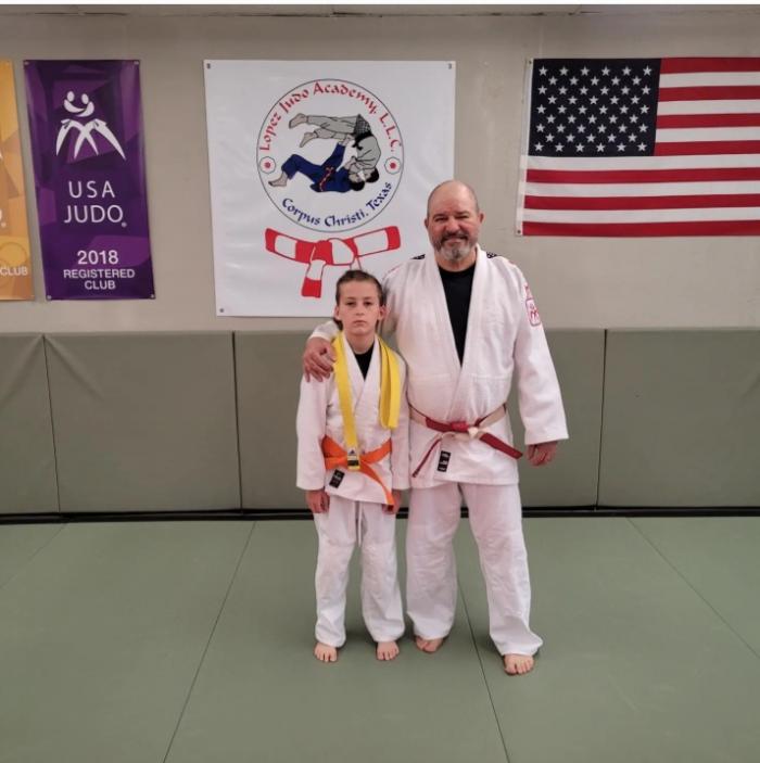 Colt promoted to Orange Belt June 2022