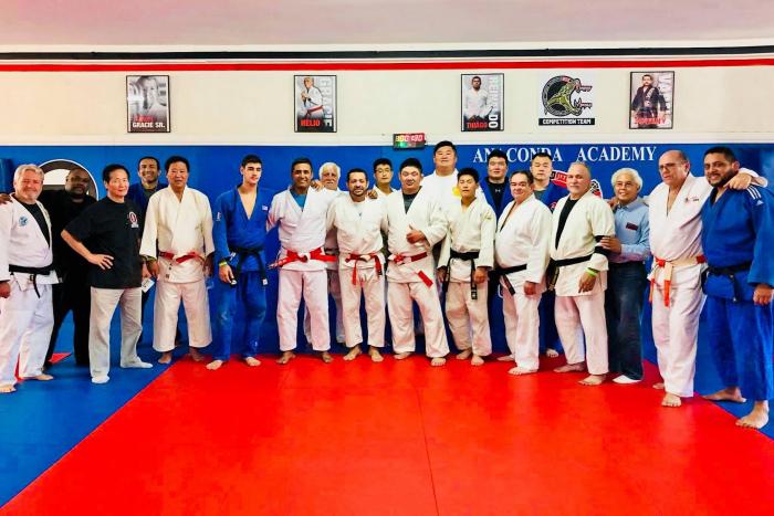Judo clinic at my dojo, Anaconda Academy