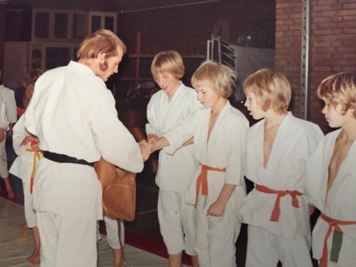 As a young oranje belt