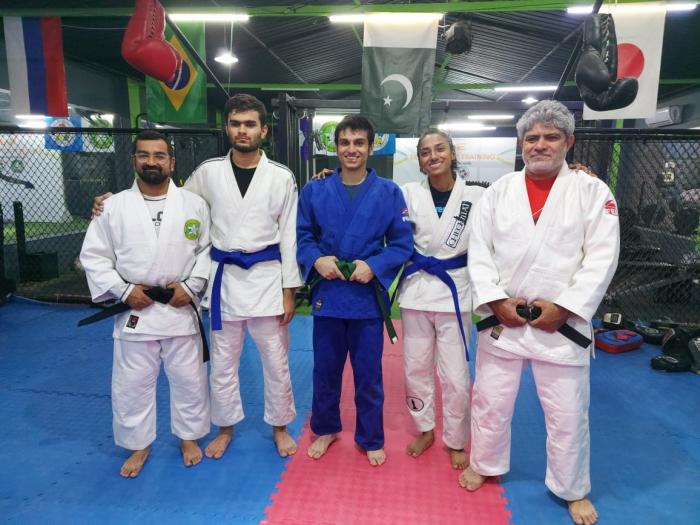 With my instructor and my students who also got promoted on 1st Jan 2022