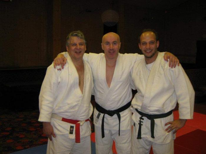 Training with Kyoshi Gary Don and his son Jamie.