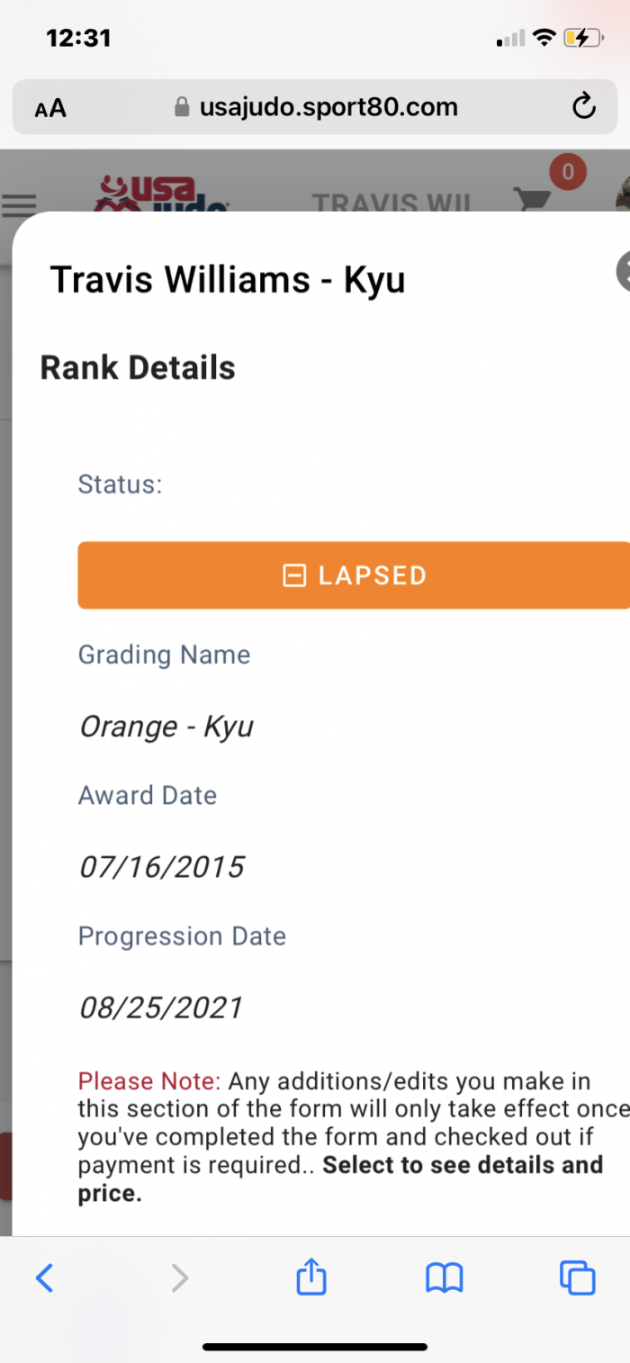 5th Kyu · July 16, 2015 · Promoted by Mark hunter