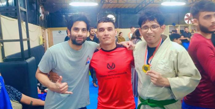Post Judo competition at Checkmat Karachi with Coach Wahid and Faizaan