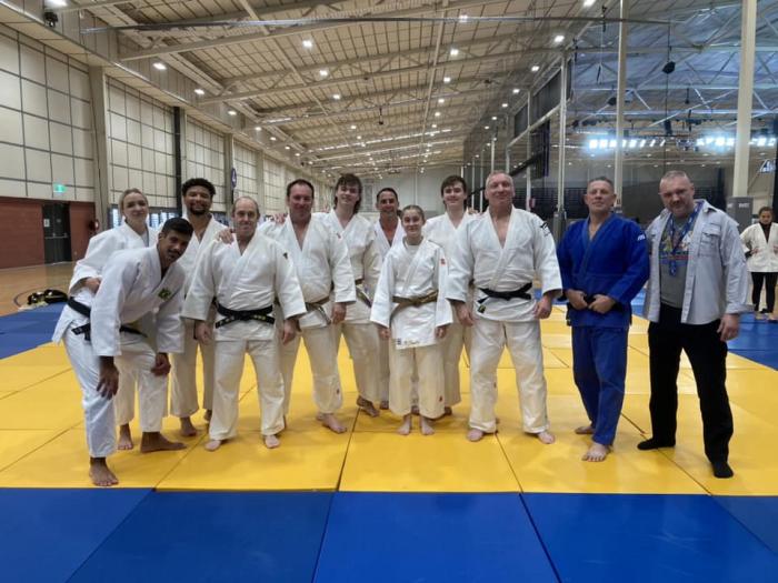 Coaching International military team on Judo Military Teams Championship 2023 Australia